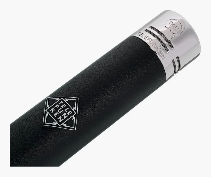 Telefunken M60 FET Master Stereo-Set, de microfoonkorf van dichtbij