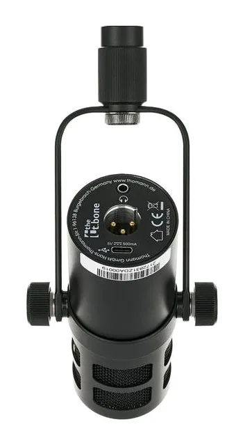 the t.bone MB 7 Beta USB, de XLR-aansluiting onderaan