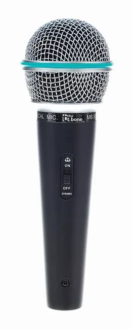 the t.bone MB85 Wireless Mic Bundle, de microfoonkorf van dichtbij