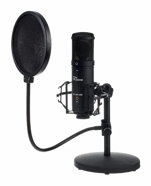 the t.bone SC 420 USB Podcast Pro Bundle, de behuizing van opzij