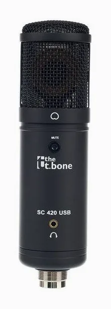 the t.bone SC 420 USB Podcast Pro Bundle, de behuizing van opzij