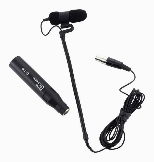 the t.bone Ovid System Violin Bundle, de XLR-aansluiting onderaan
