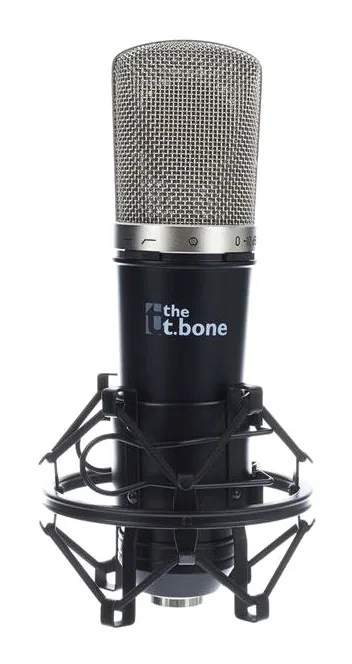 the t.bone SC 450 USB Podcast Bundle, de bevestiging en de houder