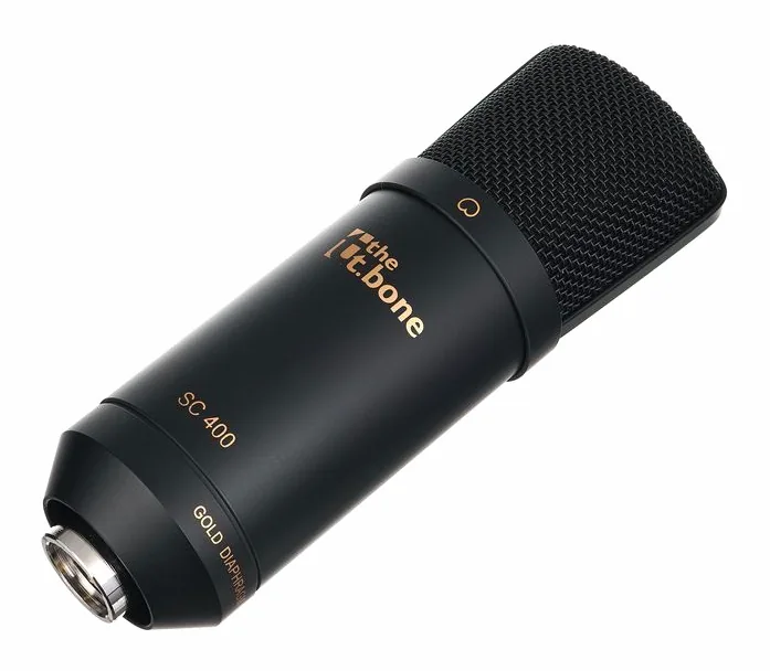 the t.bone SC 400, de XLR-aansluiting onderaan