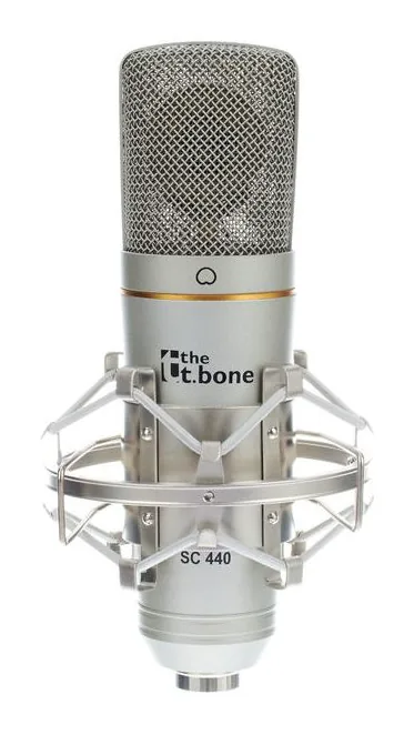 the t.bone SC 440 USB, de microfoonkorf van dichtbij