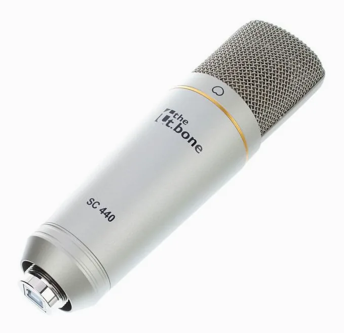 the t.bone SC 440 USB, de behuizing van opzij