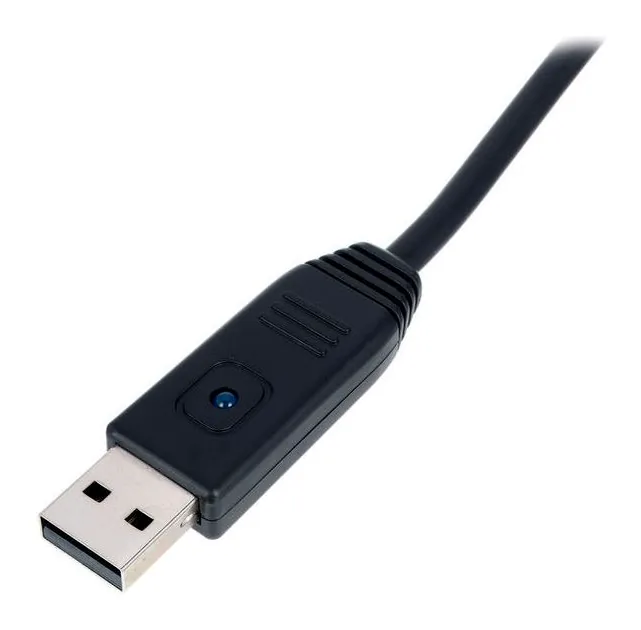 the t.bone USB 1G, de ingangen aan de voorzijde