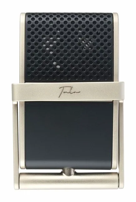 Tula Microphones Tula Mic Black, het logo en de afwerking