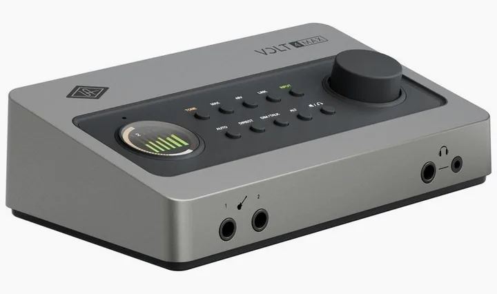 Universal Audio Volt 4 Max, de bovenkant van het apparaat