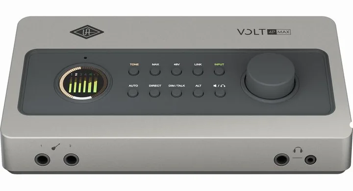 Universal Audio Volt 4P Max, de aansluitingen aan de achterkant