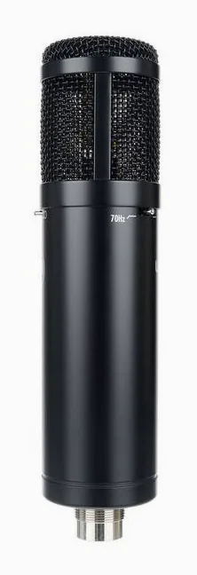 Warm Audio WA-47jr Black, het logo en de afwerking