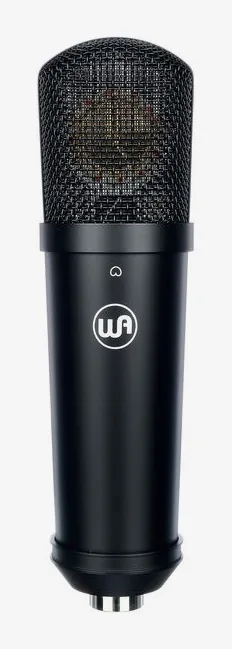 Warm Audio WA-87jr SE Black, het logo en de afwerking