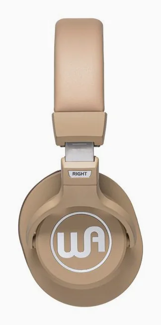 Warm Audio WA-HRT HeadRoom Tan, de oorschelp van dichtbij