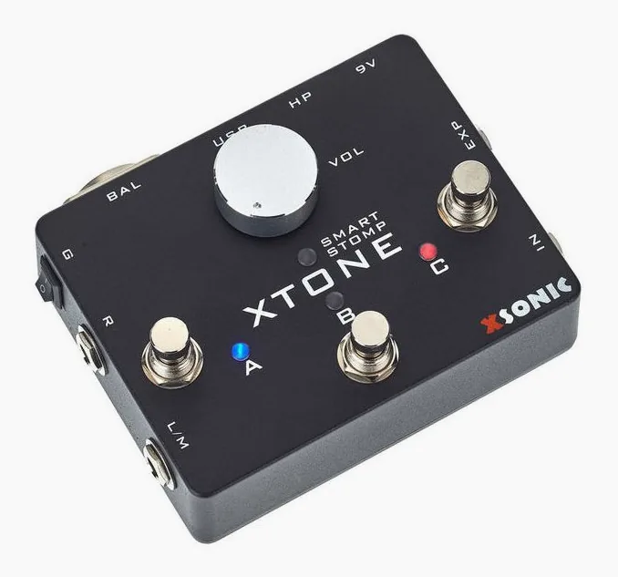 Xsonic Xtone Interface/Foot Control, de behuizing van opzij