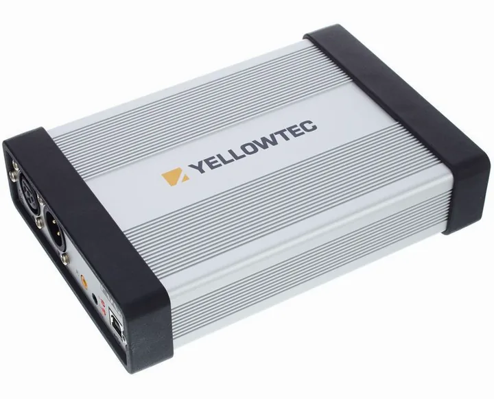 Yellowtec PUC2 Lite, het voorpaneel met de draaiknoppen